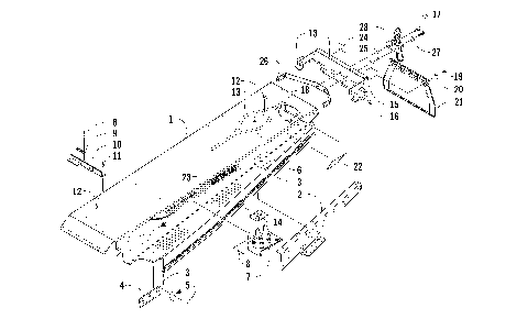 TUNNEL, REAR BUMPER, AND HITCH ASSEMBLY [86308]