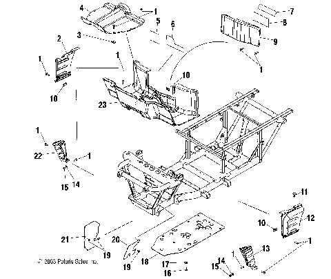 MOLDINGS - C11RB63AA/AB (4985628562A05)