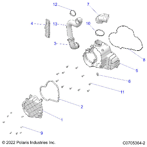 ENGINE, ALTERNATOR COVER HVAC - R22RSU99A9/AC/AM/AS/B9/BC/BM/BS (C0705364-2)