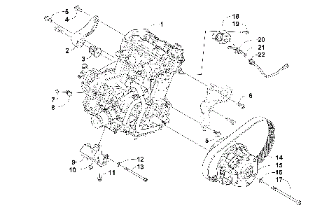 ENGINE AND RELATED PARTS [101242]