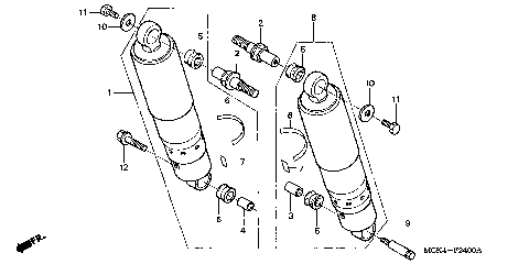 REAR SHOCK ABSORBER