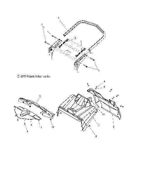 BODY, BUMPER, REAR and CLOSEOFF - S19DDH8RS ALL OPTIONS (49SNOWBUMPERRR16PROS)