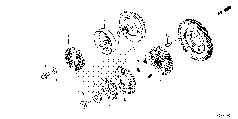PRIMARY DRIVE GEAR