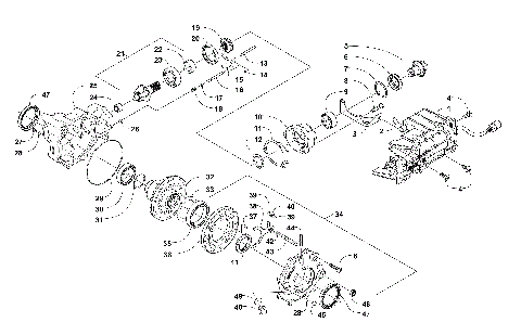 FRONT DRIVE GEARCASE ASSEMBLY [94131]