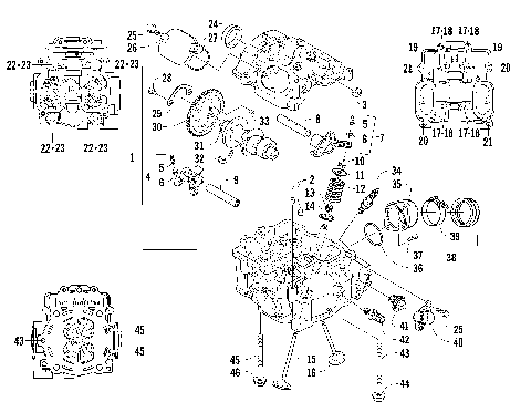 CYLINDER HEAD AND CAMSHAFT/VALVE ASSEMBLY [99822]