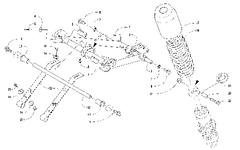 REAR SUSPENSION FRONT ARM ASSEMBLY [104485]