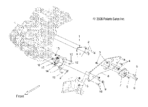 ENGINE, MOUNTING, LH - S12PU7ESL/EEL (49SNOWENGINEMOUNTLH09WIDE)