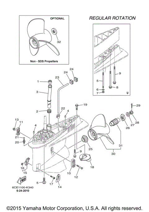 LOWER CASING DRIVE 2