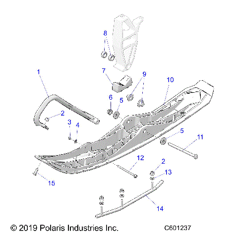 STEERING, SKI ASM. - S21CBU5BSL (C601237)