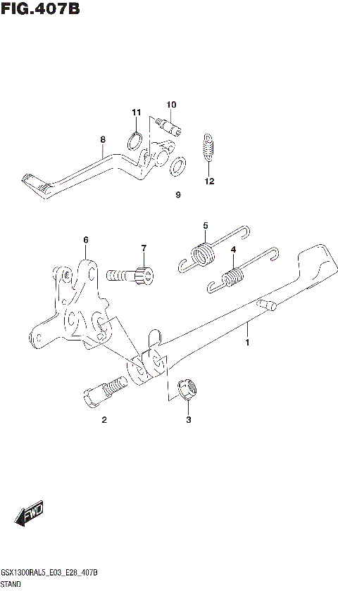 STAND (GSX1300RAL5 E28)