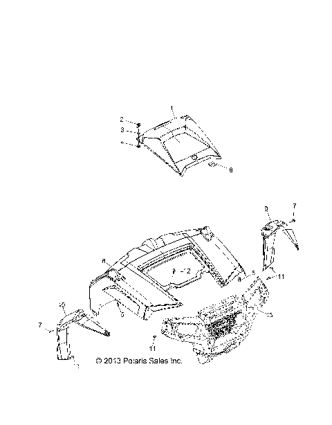 BODY, HOOD and FRONT BODY WORK - Z14VE76AD/7EAL/7EAW/EAJ/EAU (49RGRHOOD14RZRS)