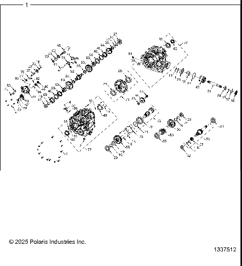 DRIVE TRAIN, MAIN GEARCASE INTERNALS - Z26NMS99A4/B4/A6/B6 (1337512)