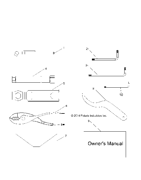 REFERENCES, TOOL KIT and OWNERS MANUALS - R16RTA57A1/A4/A9/B1/B4/B9/EAP/EBP (49RGRTOOL15OSPS)