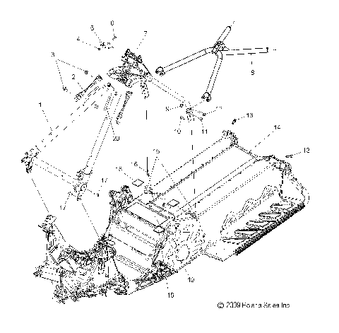 CHASSIS, CHASSIS ASM. and OVER STRUCTURE - S11BF6NS/BD6NS ALL OPTIONS (49SNOWCHASSISFRT211800PR)