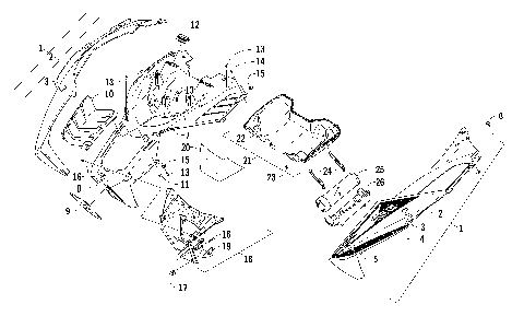 HOOD AND AIR INTAKE ASSEMBLY [98048]