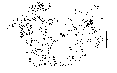 SKID PLATE AND SIDE PANEL ASSEMBLY [97051]