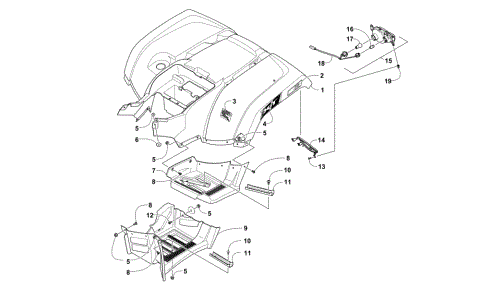 REAR BODY PANEL AND FOOTWELL ASSEMBLIES