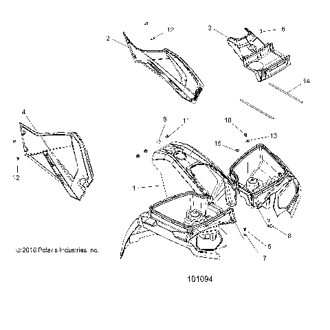 BODY, FRONT CAB and SIDE PANELS - A19SEA50B1/B7/SEE50B7/B3/SEG50B4 [101094]