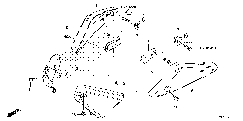AIR CLEANER SIDE COVER