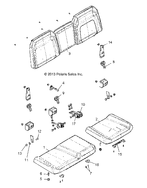 BODY, SEAT - ALL OPTIONS (49RGRSEAT14900XP)