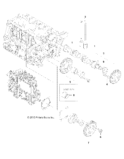 ENGINE, CAMSHAFT AND DRIVING GEAR - R141D9JDA/2D9JDA (49BRUTUSCAM13)