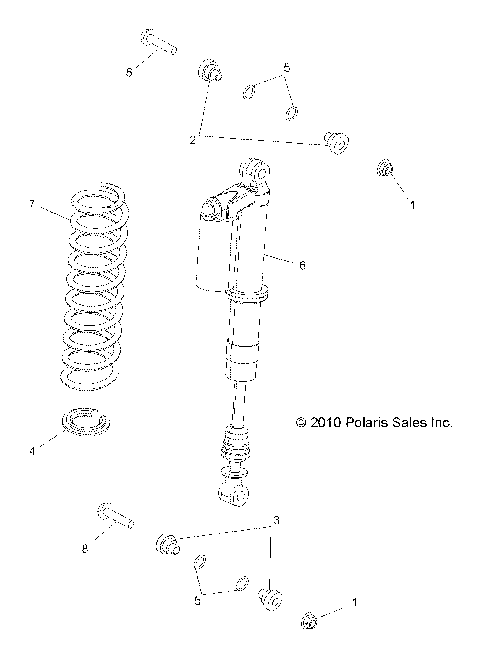 SUSPENSION, REAR SHOCK MOUNTING - R10VH76AI (49RGRSHOCKRR7043645)