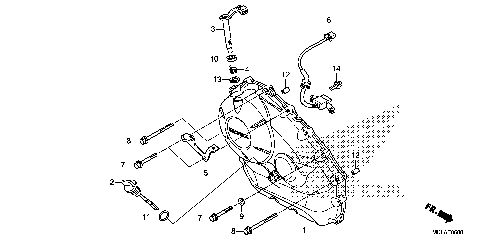 RIGHT CRANKCASE COVER (1)