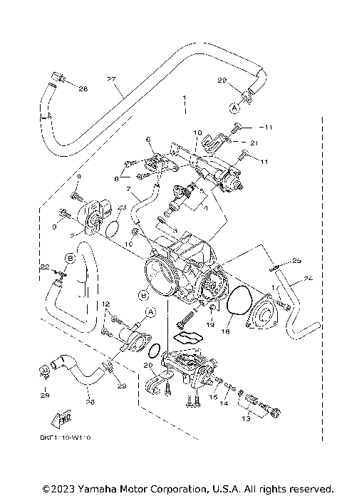 THROTTLE BODY ASSY 1