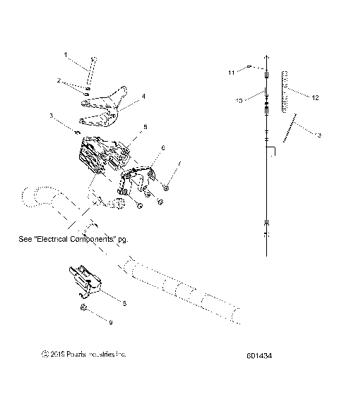 ENGINE, THROTTLE CONTROL ASM. - S21ELS8RS/8RE ALL OPTIONS (601434)