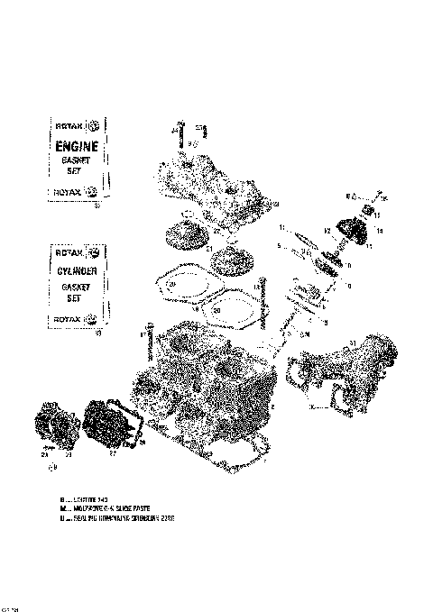 01- Cylinder, Exh. Manifold And Reed Valve