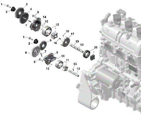 01- ROTAX - Oil Pump