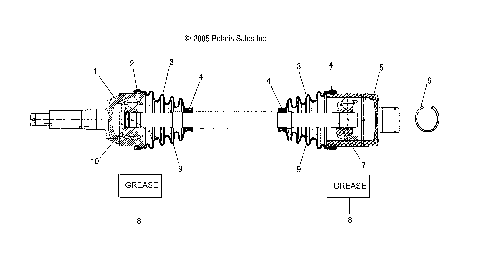 SHAFT, DRIVE, REAR - A07MH46AA/AZ (4999200059920005B09)