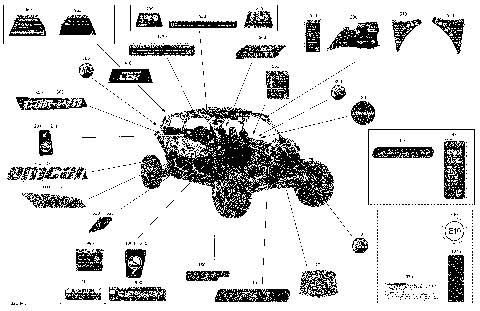 09- Decals -  Turbo R - Package XRS - International