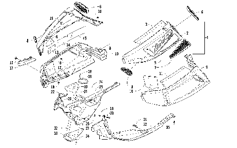 SKID PLATE AND SIDE PANEL ASSEMBLY [91366]
