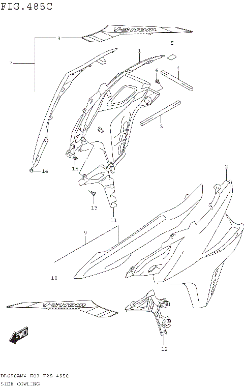 SIDE COWLING (DL650AM4 E33)