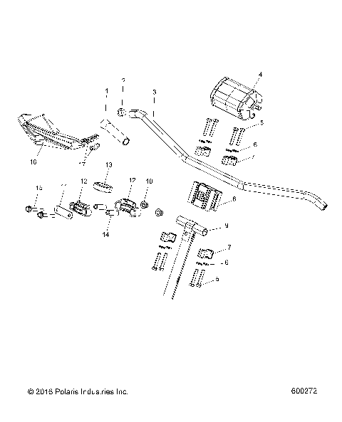 STEERING, UPPER and HANDLEBAR ASM. - S19EEC8PS/PEB ALL OPTIONS (600272)