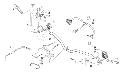 HANDLEBAR AND CONTROLS