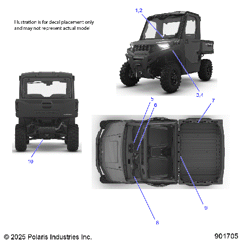 BODY, DECALS, GENERAL - R26MAU57Z5/B5
