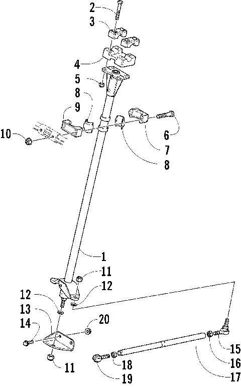 STEERING POST ASSEMBLY [86004]