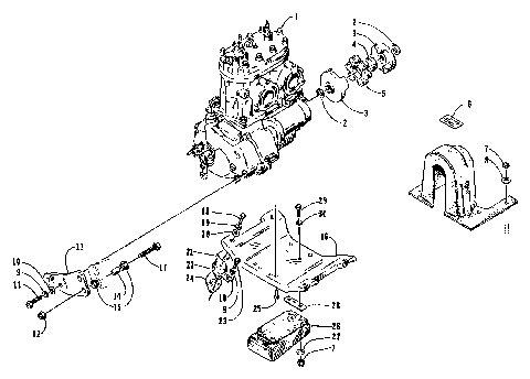 ENGINE AND RELATED PARTS [72583]
