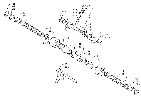 SECONDARY SHIFTING ASSEMBLY [55506]