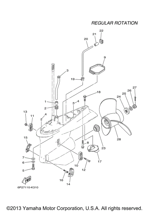 LOWER CASING DRIVE 2