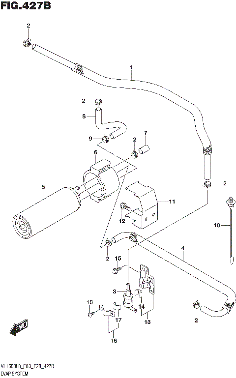 EVAP SYSTEM (VL1500TL8 E33)