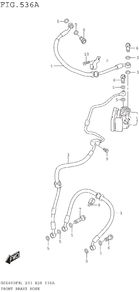 FRONT BRAKE HOSE
