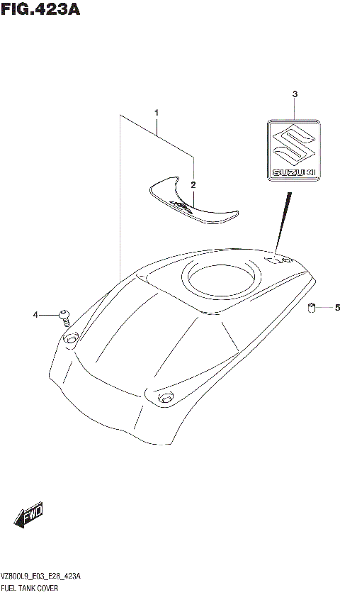 FUEL TANK COVER