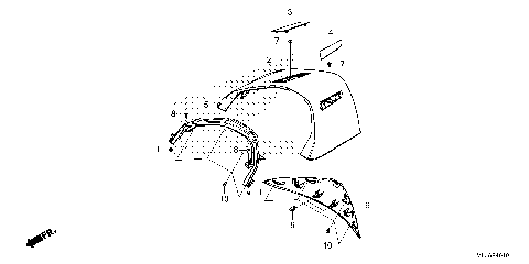REAR CENTER TOP COVER