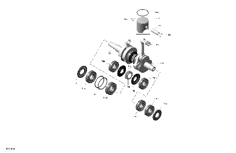 01- ROTAX - Crankshaft and Pistons