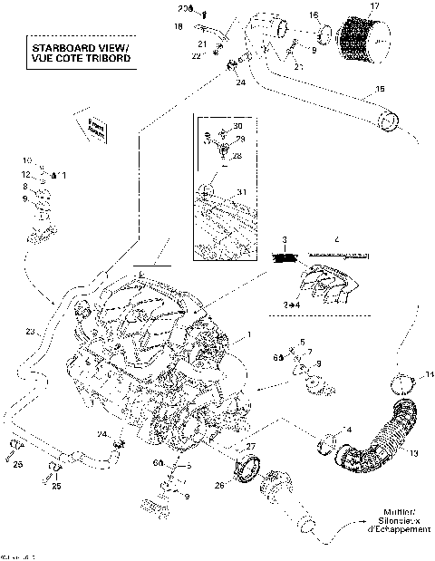 01- Engine And Air Intake Silencer