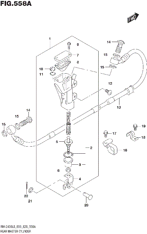 REAR MASTER CYLINDER
