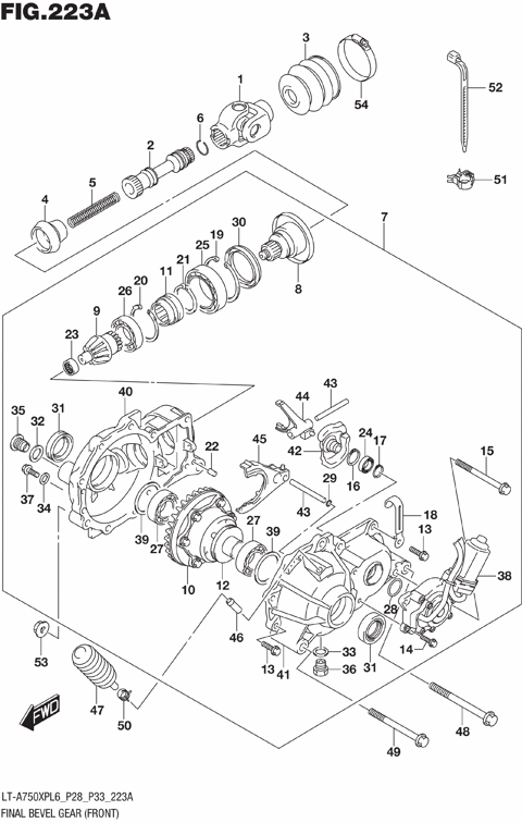 FINAL BEVEL GEAR (FRONT)